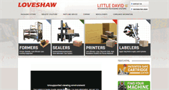 Desktop Screenshot of loveshaw.com