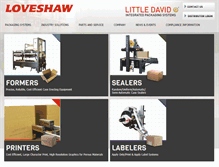 Tablet Screenshot of loveshaw.com